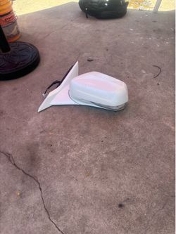 LEFT DRIVER SIDE MIRROR 2009-2014 ACURA TL WITH TURN LIGHT (WHITE COLOR) OEM