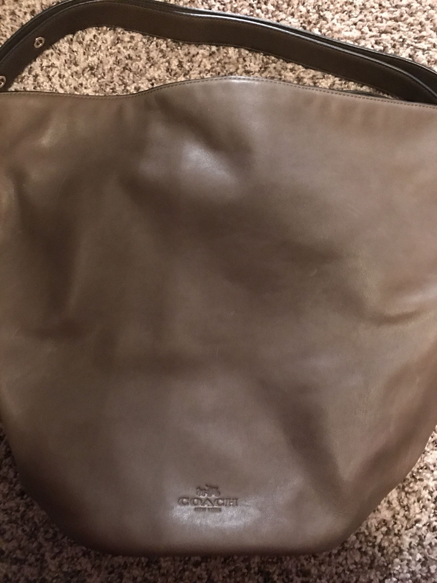 Coach Leather hobo bag brown