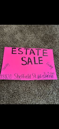 Estate sale