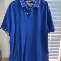 Men’s Blue Tommy Hilfiger Polo Shirt