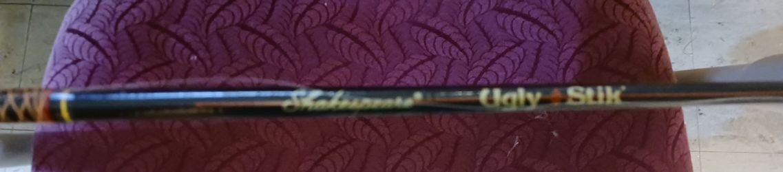 VINTAGE SHAKESPEARE UGLY STICK ROD & REEL COMBO *READ THE DESCRIPTION & SEE ALL PICS*