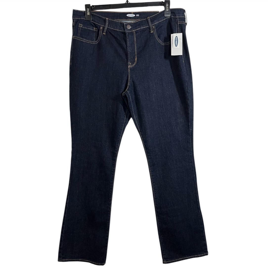 Old Navy Women's Size 16 Dark Wash Curvy Bootcut Jeans