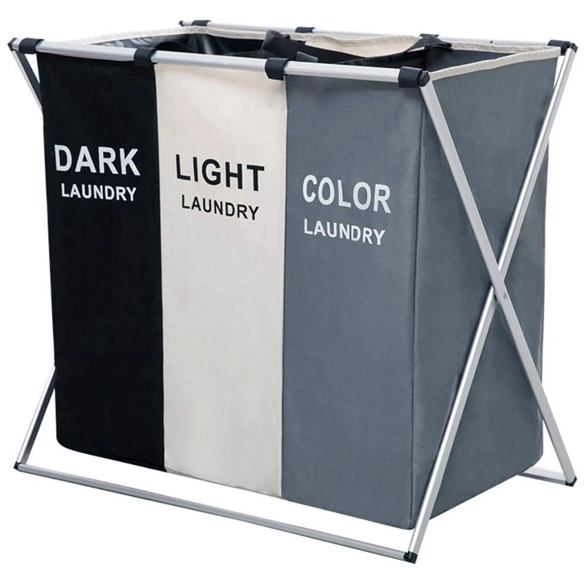 Foldable Laundry Basket Clothes Hamper Bin  Organizer 