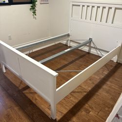 Full Sized Bed Frame With 3 Under Slide Out drawers 
