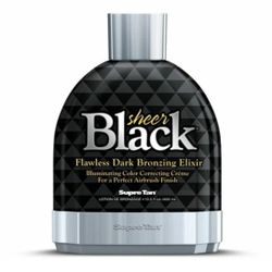 Sheer Black Bronzer Supre Tan Tanning Bed Lotion 13.5oz