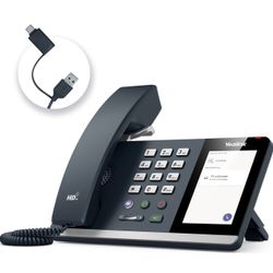 Yealink MP45 Microsoft Teams Certified USB Desk Phone | NOT SIP/VoIP Compatible | Plug & Play,Powered by Computer via USB-A/C | Dedicated Teams/Skype 