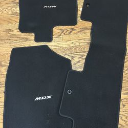 2016 Acura MDX Floor Mats Front And 2nd Row