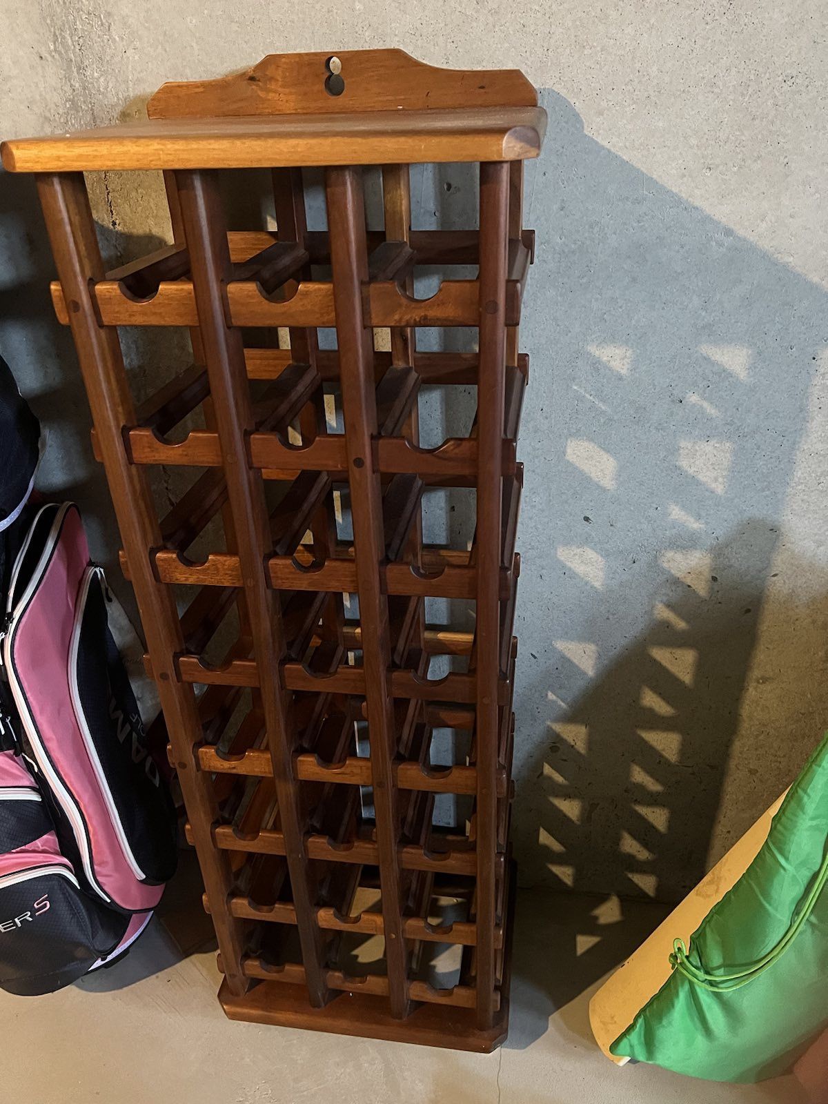 Hardwood Wine Rack