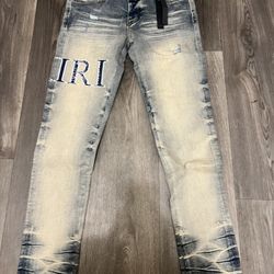 Amiri Bandana Jeans