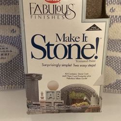 Krylon Make It Stone Fleckstone Spray Paint Kit Brownstone