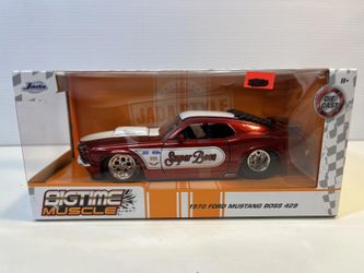 1970 Ford Mustang Super Boss 429 New In The Box Diecast Model 1/24 Scale by Jada