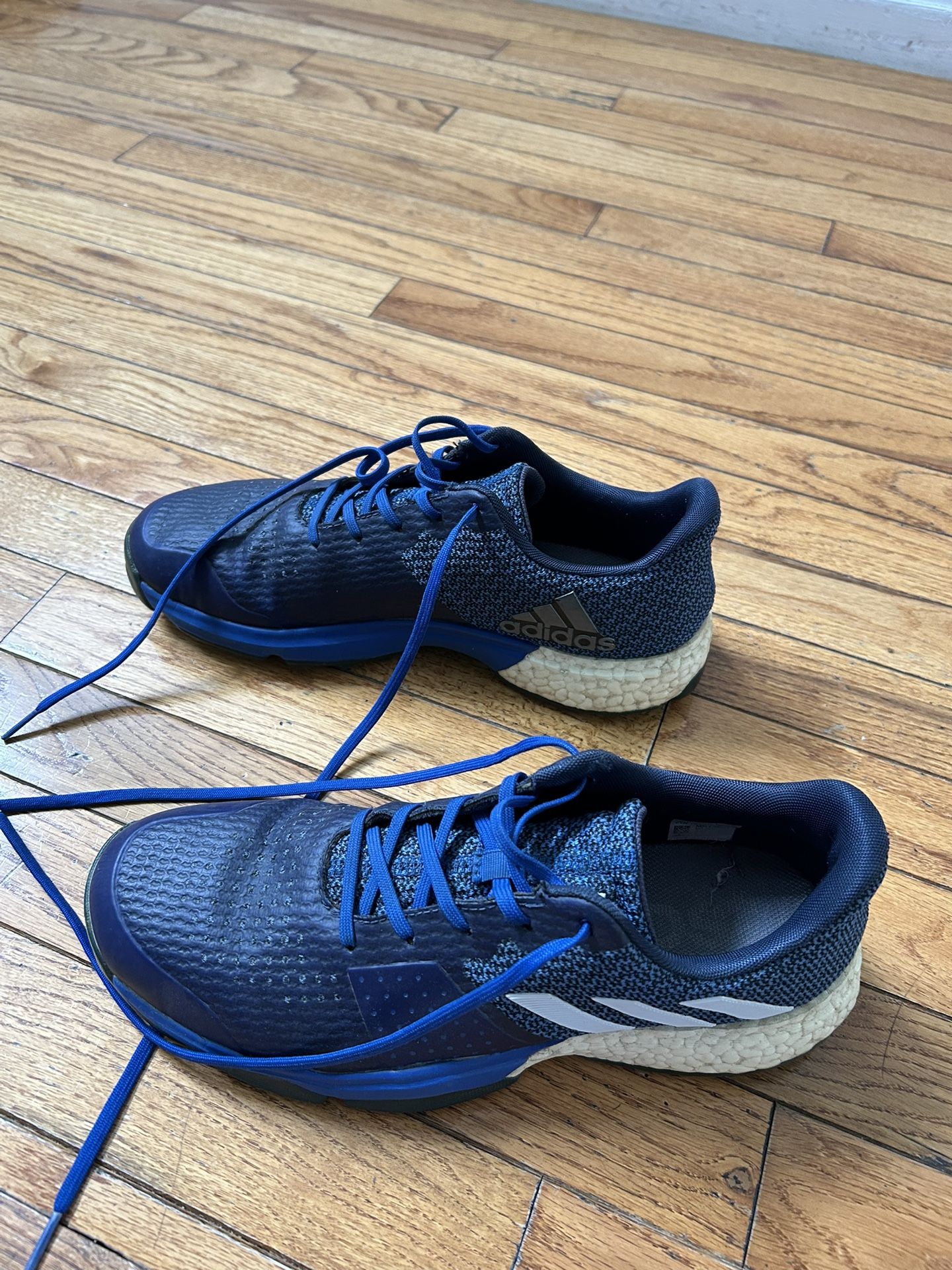 Men Adidas Golf Shoe Size 9- Blue