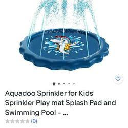 Sprinkler Play Mat New