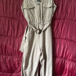 Tan JumP Suit