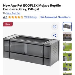 NEW 150g Reptile Enclosure 