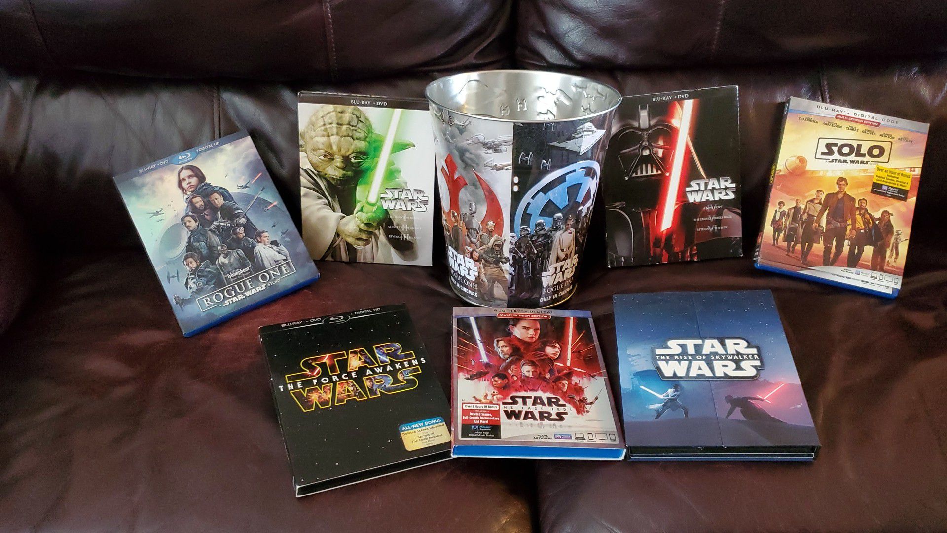 Star Wars Collection and Popcorn Tin