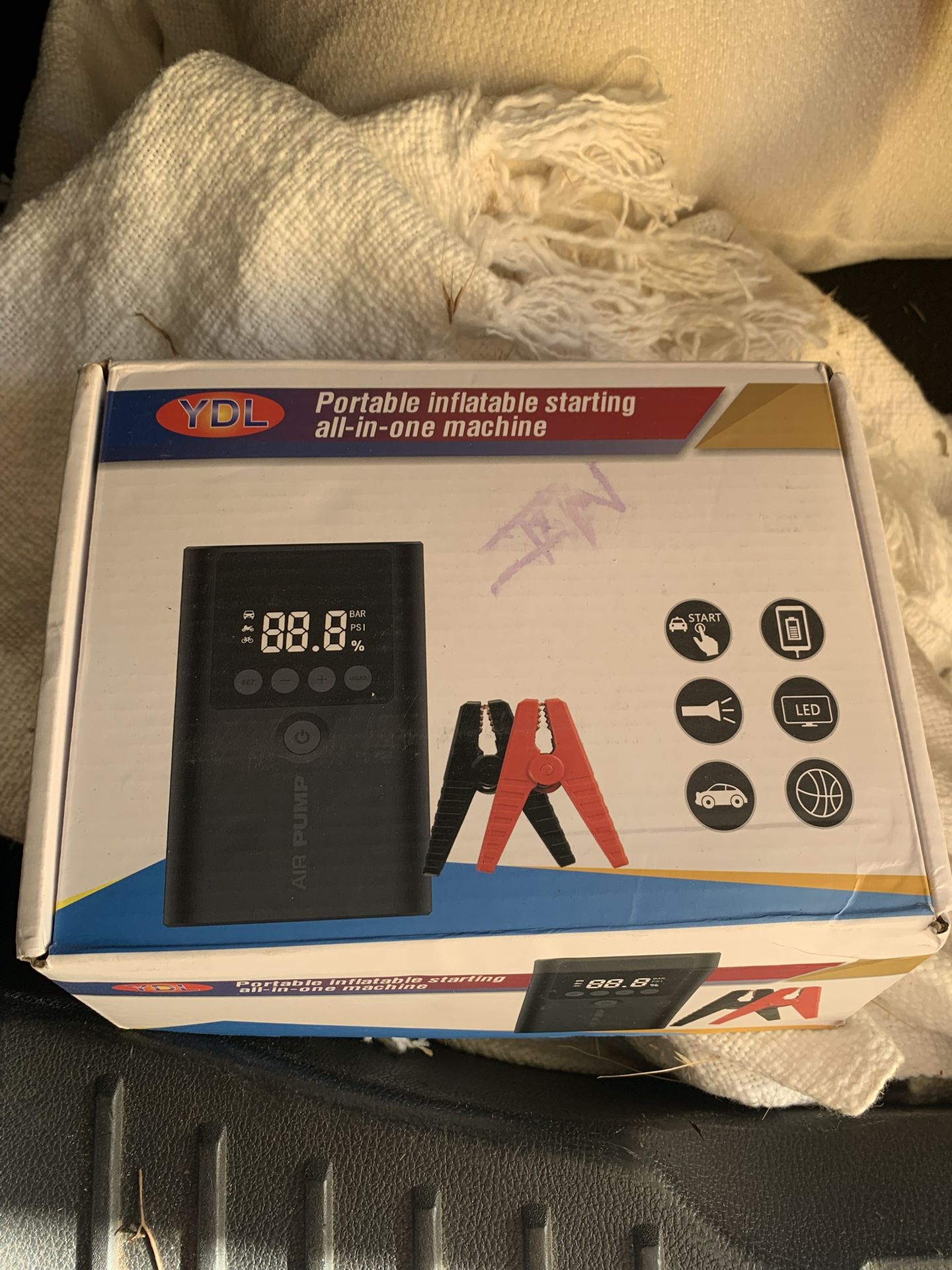Portable Jump Starter/air Compressor