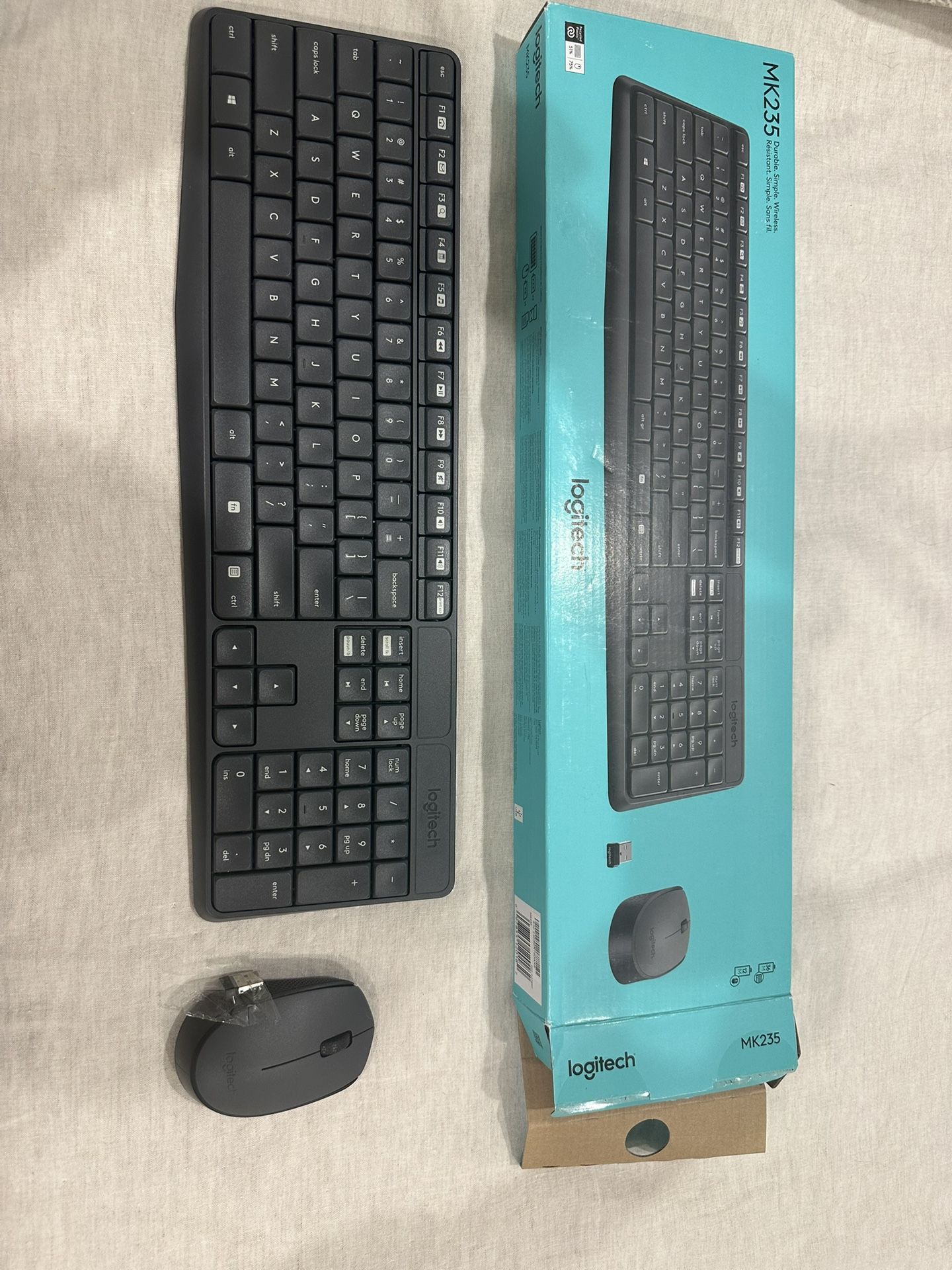 Logitech MK235 wireless keyboard and mouse combo