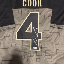 Dalvin Cook Autographed Salute to Service Vikings Jersey