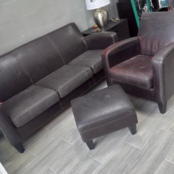 Small ikea Couch, Love Seat And Ottoman