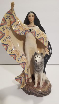 Vintage Porcelain Limited Edition The Dreamcatcher By Joanne Bird The Franklin Mint #A2217 11½"