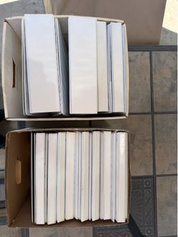 Curb Alert – 26 FREE White ClearVue 3-Ring Binders (Various Sizes)