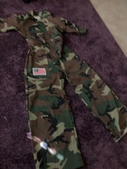 NWOT Camouflage Jumpsuit