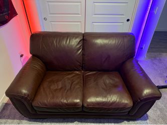 Leather couch