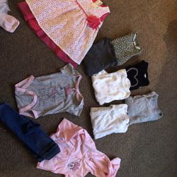 Lot Of Baby Girl Clothes 
