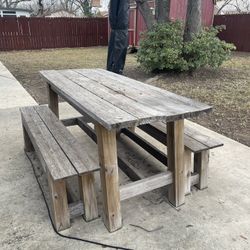 Wooden Picnic Table