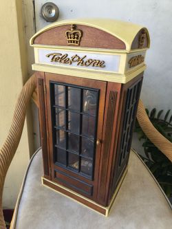 "Spirit of St. Louis" vintage miniature telephone booth