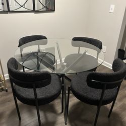 Glass Dining Table 