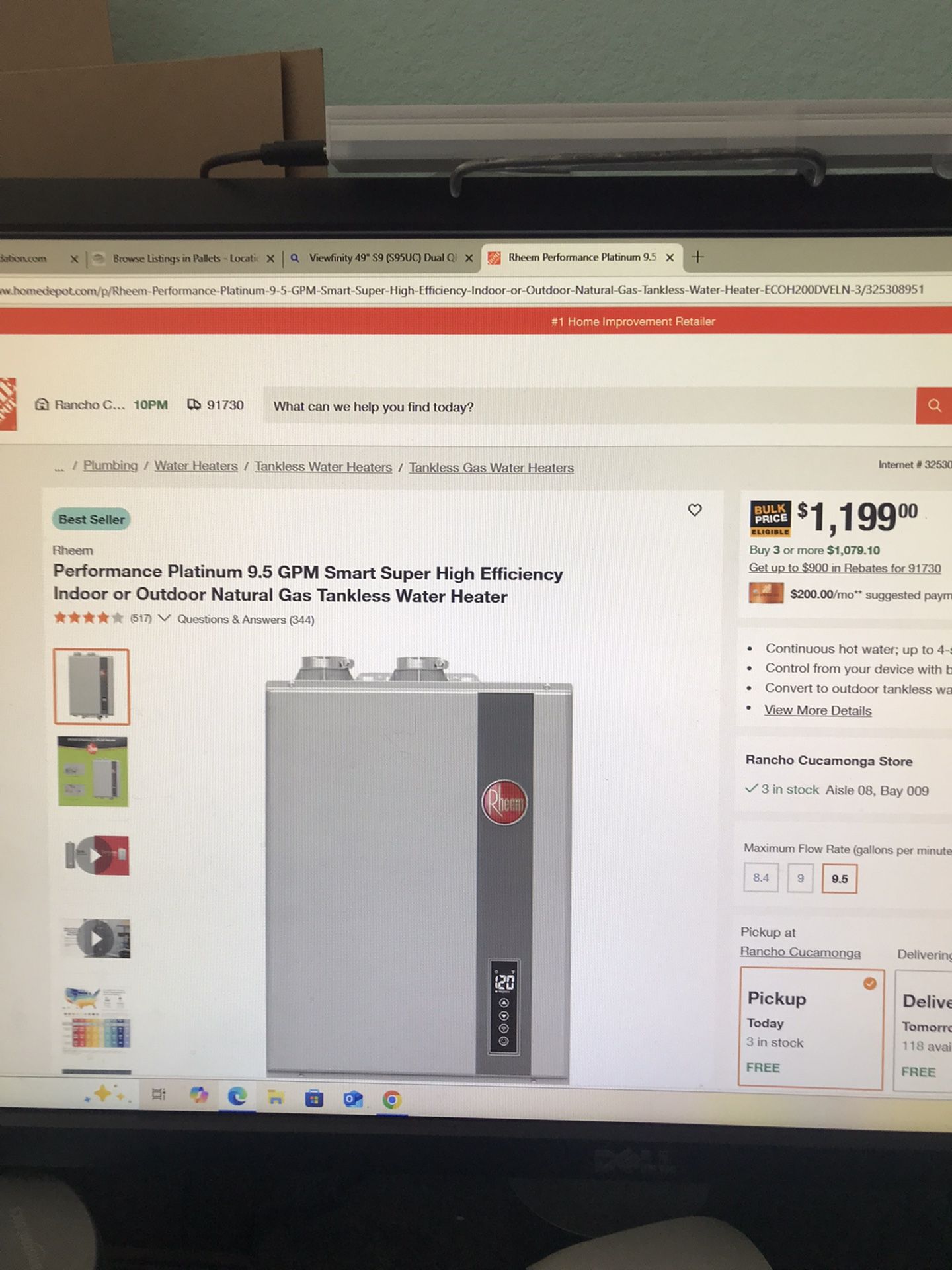 smart super high efficiency Indoor Or Outdoor Natural Gas Tankless Water Heater