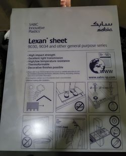Lexan sheets