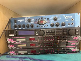 Guitar effects and rack mounts for sale!