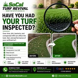 Clean turf
