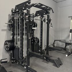 Vesta Fitness 3IN1 Half Rack With Smith Machine (Counterbalanced)