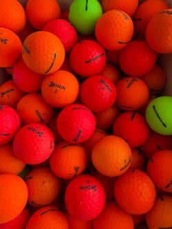 Srixon Softfeel matte color golf balls $10 per dozen