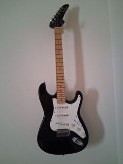 Epiphone Black Stratocaster Style Guitar