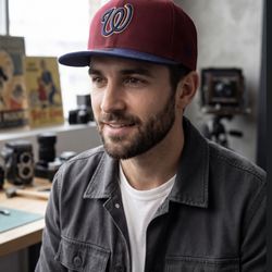 Genuine Merchandise Maroon and Navy W Snapback