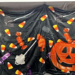 Halloween Candy Throw Blanket 40"x50" .NIP Super Soft Fleece.Ships In 24 Hrs