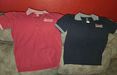 Used Harmony Uniform Shirts Size 10/12