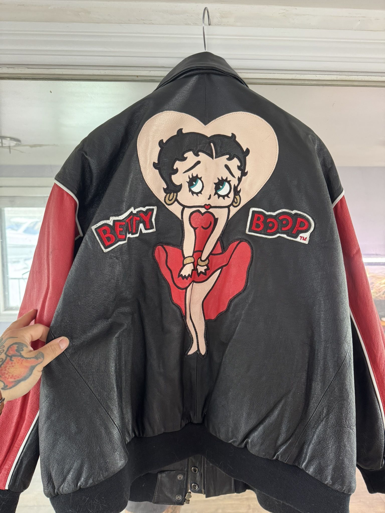 Vintage Betty Boop Leather Jacket - 3XL