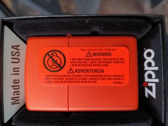 Orange Zippo