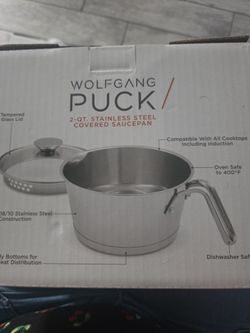 Stainless steel covered sauce pan