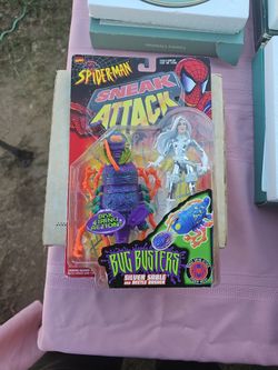 Spider-Man Sneak Attack Bug Busters Silver Sable & Beetle Basher 1998