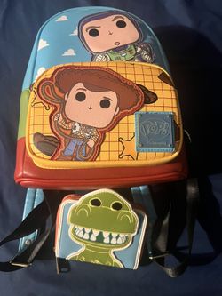 Buz And Woody Loungefly Backpack USED
