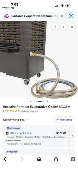 Portable AC  Hessaire  cooling solutions