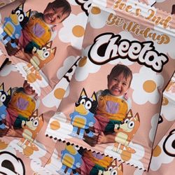 Bluey custom chip bags