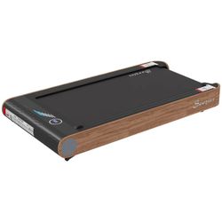Soozier Under Desk Treadmill, 2.5HP Portable Walking Pad with Bluetooth Speaker, Wheels, Remote Control, LED Display, 265 lbs. Weight Capacity, for Ho